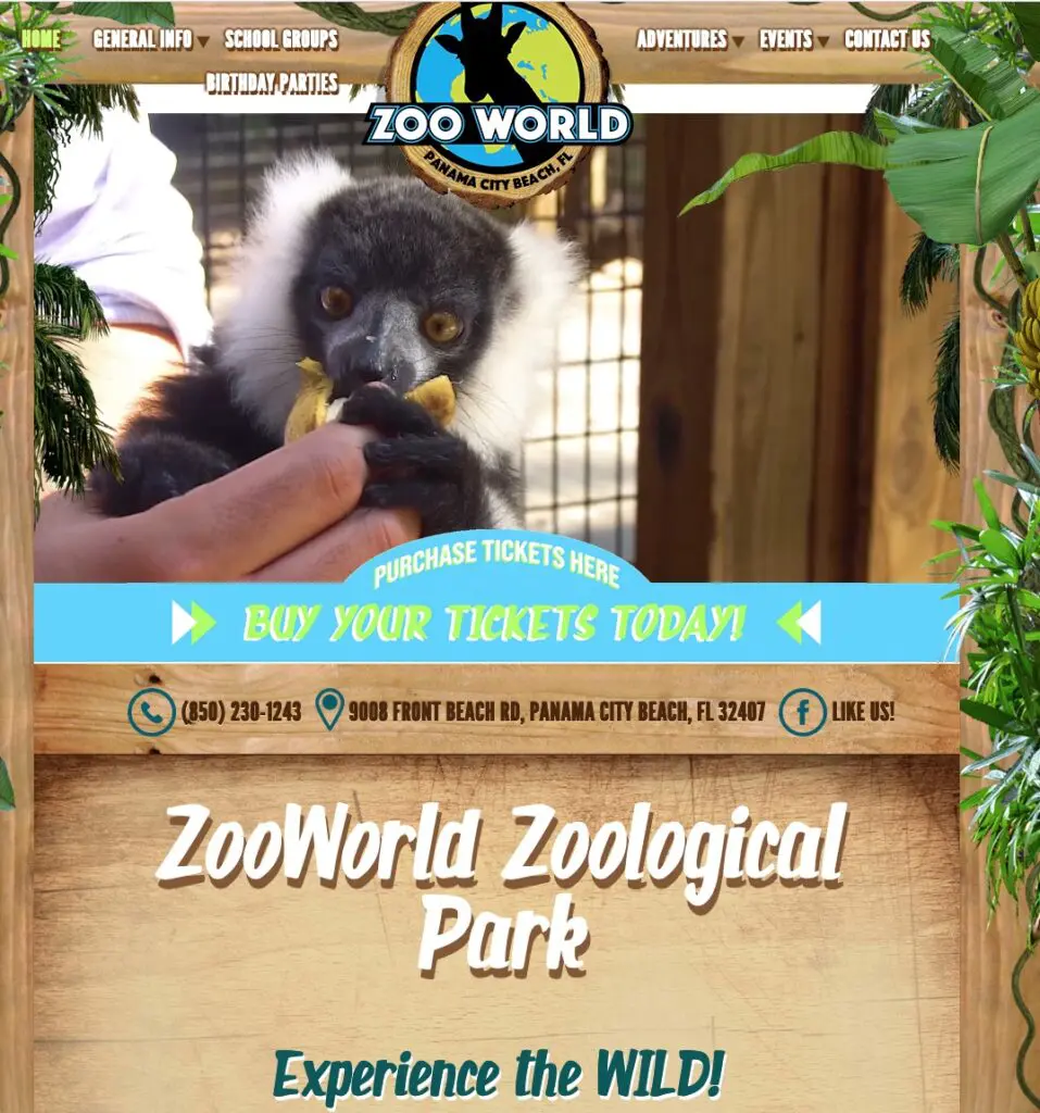 ZooWorld,Zoo,Panama City Beach,