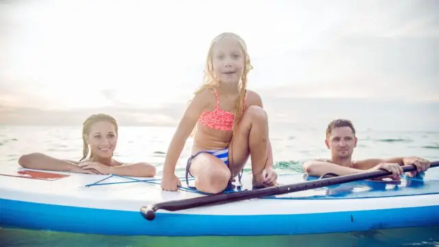 Family Friendly Activities on The Beaches,Panama CIty Beach Florida,Paddle Boarding