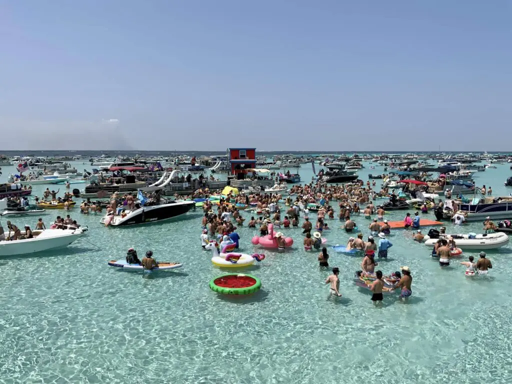 Crab Island Cruises, Destin Florida Crab Island Tours,