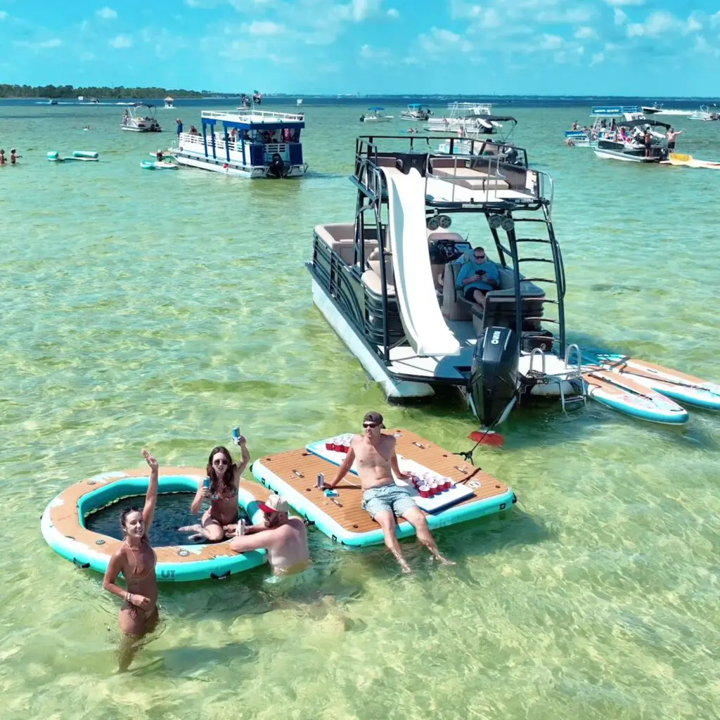 Emerald Coast Island Excursions, Crab Island Tours, Destin Harbor, Destin Florida,